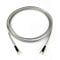 Selected Cable Cavo di messa a terra, 8 m, per giradischi, dispositivi fonogici e mixer con attacco di massa/GND, con forcella dorata, 1 linea di massa da 0,50 mm², trasparente, schermo intrecciato,