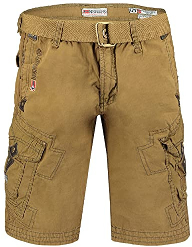 Geographical Norway Herren Cargo Short Sommer Bermuda Kurze Hose Shorts Brandiing- Production