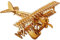 Flugzeug,3D Holzpuzzle Zusammenbauen Spielzeug-DIY Modell Handwerk Kit-Heimdekoration