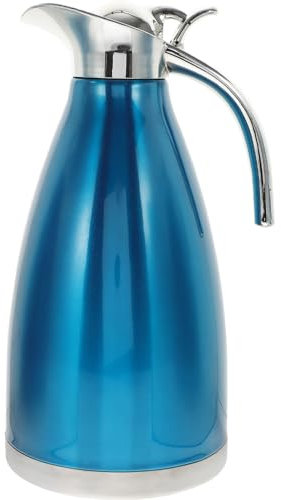 DOITOOL Brocca per Lacqua in Acciaio Inossidabile Bollitore Isolato Termico Bollitore per Acqua Sottovuoto Caraffe da caffè per Mantenere Caldo Brocca di Latte Brocca Termica Concentrato