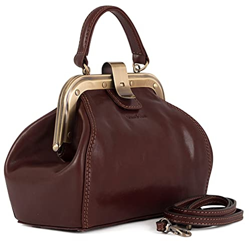 Gianni Conti Fine Italian Kleine Gladstone Tasche 9403881, braun, Small