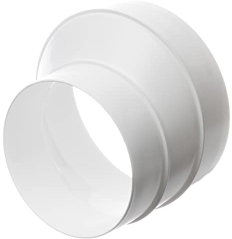 Ø 125-100mm Kunststoff Reduzierstück für Lüftungssysteme - Reduzierverbinder Adapter Rundrohr