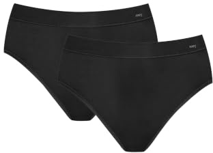 Mey Damen Slip 2er Pack Serie Emotion | Klassische Jazz-Pants, Bequemer Hüftsitz, Flacher Bund, Weiche Beinabschlüsse, Ohne auftragende Seitennähte, Gr. 36-48