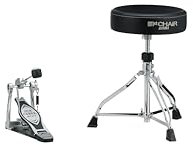 TAMA Iron Cobra 200 Bundle - bestehend aus Iron Cobra HP200P Einzelfußmaschine und First Chair HT230 Hocker (HED2R)