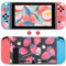 DLseego Schutzhülle für Switch, Weiche TPU Transparent Hülle, Stoßfest und Fingerabdruck-Resistent, Andockbare Erdbeere Switch Case-Rot