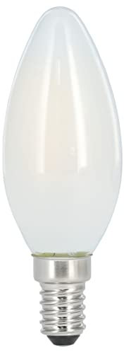 Xavax LED-Filament E14, 470lm ersetzt 40W, Kerze, matt, RA90, dimmbar, warmweiß