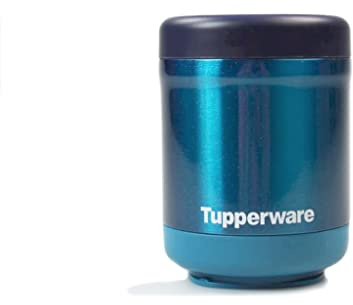 Tupperware to Go Hot & GoThermo 235 ml blau Metal Isolierbehälter Behälter