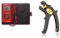 BENNING 044084 MM P3 Digital-Multimeter im Pocketformat & JOKARI 20050 Abisolierzange Super 4 plus, Schwarz, 1 Stück