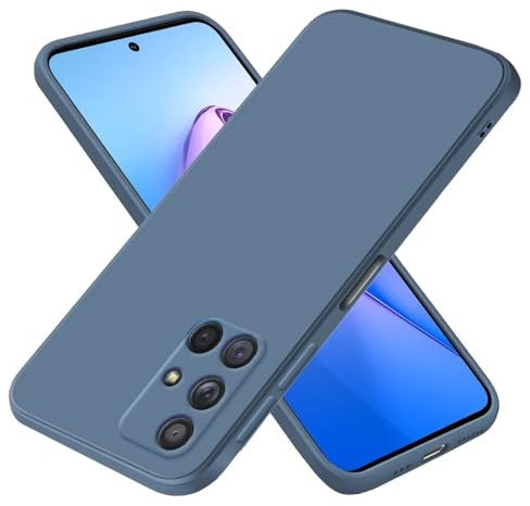 EASSGU Hülle für Samsung Galaxy A71 4G (6.7 Inches), Weiche TPU Silikon Hülle - Lavendelgrau