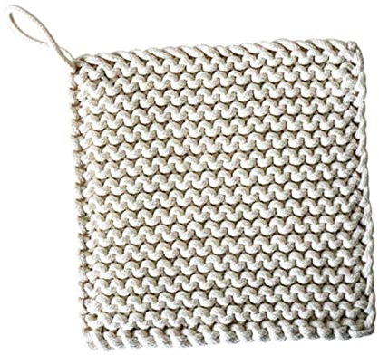 1 Pc Cuscinetto Di Isolamento Termico Della Sospensione Sottobicchieri Tessuti Trivets Sottobicchiere Da Cucina Presine Bianche Cotone Caffè Bianca Pasto a Tavola