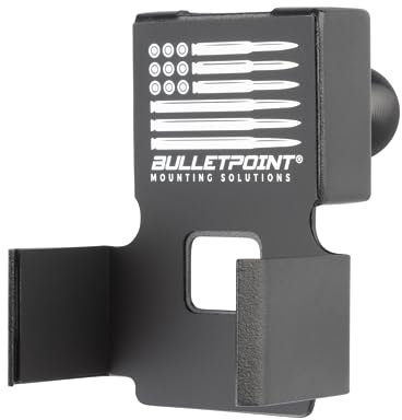 Bulletpoint Aluminum Two-Way Handheld Radio Walkie-Talkie Holder with 20mm Ball Mount