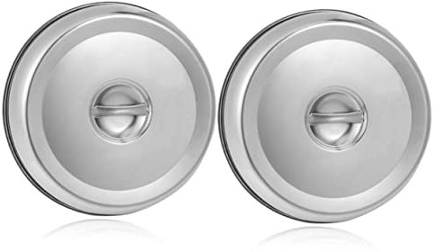 GOOHOCHY Dish Protector for Home 2pcs Stainless Steel Steak Lid Kitchen Gadget Oil-resistant Food Lid