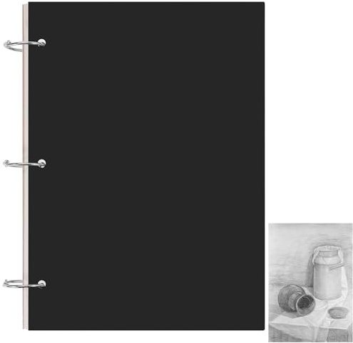 A4 Skizzenbücher, 75 Blatt, 150 Seiten, Binder Bindung Skizzenbuch, Krafteinband, fester Einband, Skizzenblock zum Zeichnen und Skizzieren