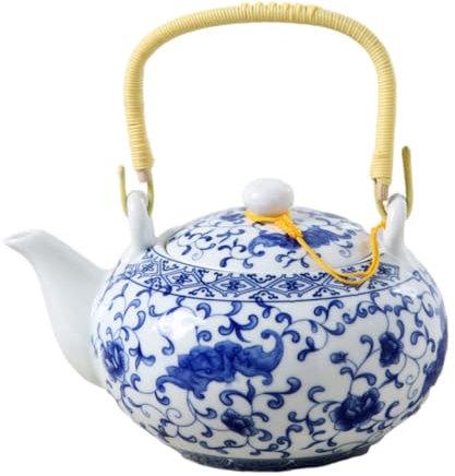 pentola con manico in porcellana e bianca tè di ceramica piccola teiera zisha contenitore dell'acqua fredda teiera in ceramica d'epoca Vintage ▾ pentola a raggio tè sfuso