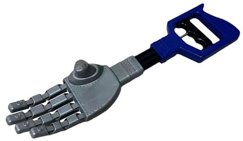 Amagogo Roboter-Handgreifer, interaktive Spielzeug-Greifklaue zum frühen Roboter-Handgreifspielzeug, Roboterarm-Picker, Blaue Hand