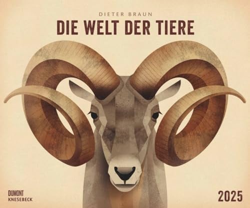 Dieter Braun: Die Welt der Tiere - Kalender 2025 - DUMONT-Verlag - Wandkalender - 60 cm x 50 cm