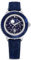 Swarovski Octea Nova Uhr, Damenuhr mit Roségoldfarbenem Gehäuse, Taupefarbenem Zifferblatt, Kristallen und Taupefarbenem Lederarmband