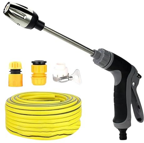 Turbowasher - Nettoyeur Haute Pression | Puissant Nettoyeur De Buse À Haute Pression | Nettoyeur De Buse Haute Pression Pour Jardins Extérieurs, Cours, Terrasses Pour Tuyau D'arrosage