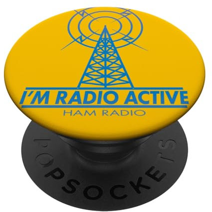 Amateurfunkgerät HAM Radio Ich bin Radio aktiv PopSockets mit austauschbarem PopGrip
