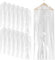 Eopono 12 Custodie per Abiti 60x150cm Trasparenti - Sacchetti Vestiti Armadio Antipolvere per Tintorie, Abiti e Cappotti