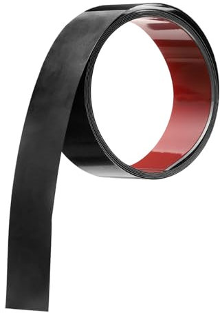 QUARKZMAN Baguette de Moulure, Baguette Murale en Acier Inoxydable à Coller, Baguette Décorative pour Mur, Cadre de Miroir, Artisanat, 10 Pieds x 2 Pouces, Noir Miroir