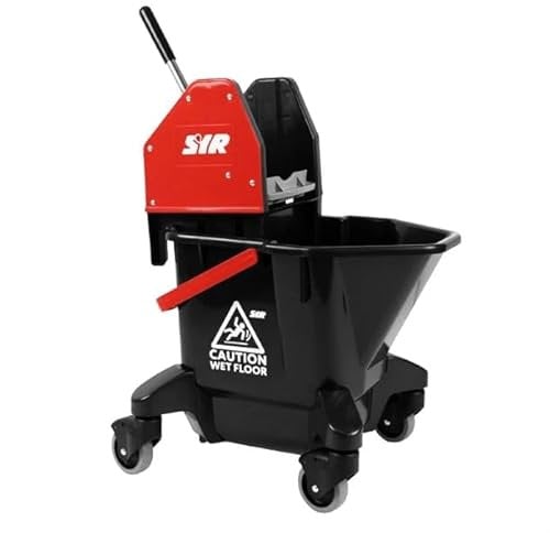 SYR TC20-R Kentucky Mop Bucket and Wringer 13L Red