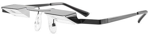 Bed Prism Glasses Horizontale Lesebrille, faul, HD-TV, zum Liegen, bequeme Lesebrille im Bett, ergonomische Prismenbrille für, schwarz, Consulte la descripción