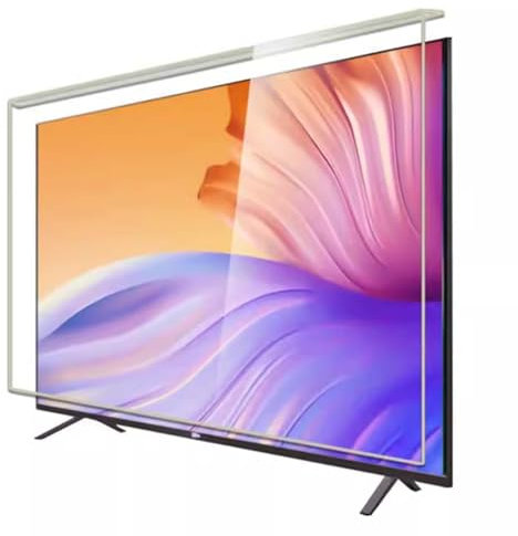 Yiustldd Protector de Pantalla de acrílico para TV de 32 a 58 Pulgadas, Filtro de Pantalla de protección Ocular contra luz Azul Colgante, ultraalta definición, Resistente al Desgaste,55 1230X710mm