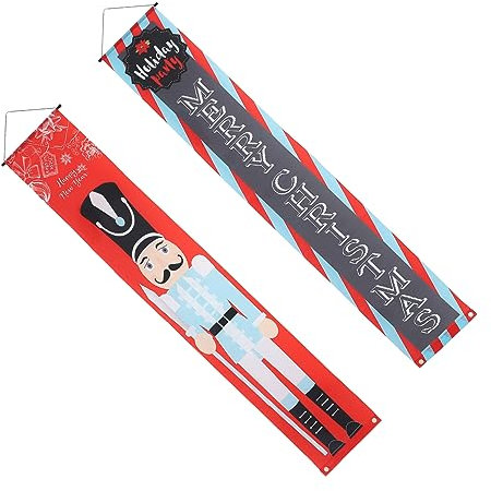 MAGICLULU 1 Paio Distici Schiaccianoci Decorazioni Davanti Porta Al Di Fuori Natale Arredamento Statuetta Dello Zio Sam Banner Zio Sam Schiaccianoci Decorazione Natalizia Stoffa