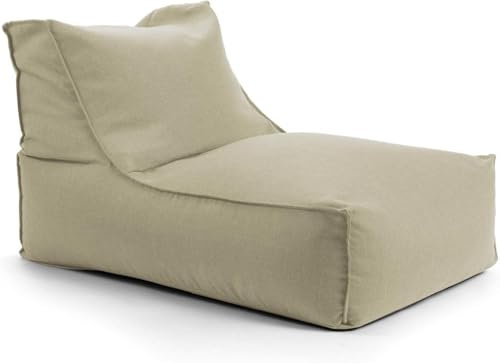 mokebo® Outdoor Sitzsack für Kinder & Erwachsene 'Der Sundowner', Bean Bag mit Füllung oder Bodenkissen für Indoor & Outdoor, auch als Liegekissen, Relaxliege oder Liege in Sand