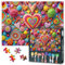 Heart Pattern 1000 Pieces Jigsaw Puzzles - Valentine's Day Theme Puzzles for Adults 1000 Pieces Artwork, Complex Design for Adult Puzzle Enthusiasts Artwork Puzzle (27.5x19.7)