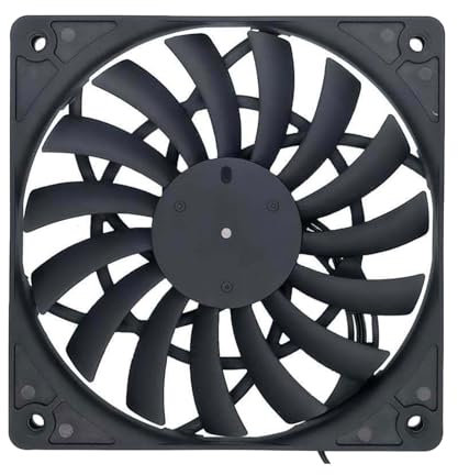 Thin 120mm 12V 0.20A 1400RPM PWM PC Case Fan Thin Case Fan for Efficient Cooling and Quiet Operation