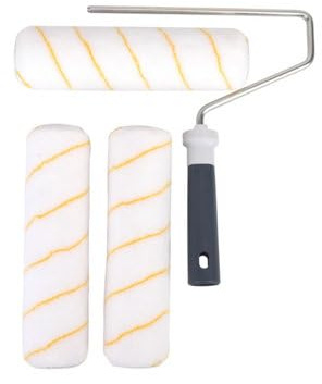 GoodHome Lot rouleau surface lisse 230 mm avec 3 manchons