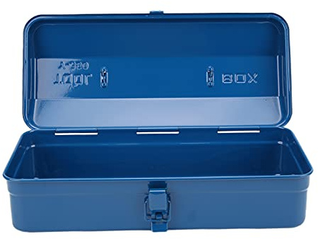 HELEVIA Auto-Werkzeugkasten, Werkzeug-Aufbewahrungsbox, Großes Fassungsvermögen, Stahl-Organizer, Werkzeugkasten für Auto, Praktisch für Auto-Reparatur-Werkzeuge mit Täglicher