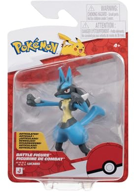 Pokémon Battle Figure PKW4868 Lucario - Official Pokemon Toy for Children 4+ Years