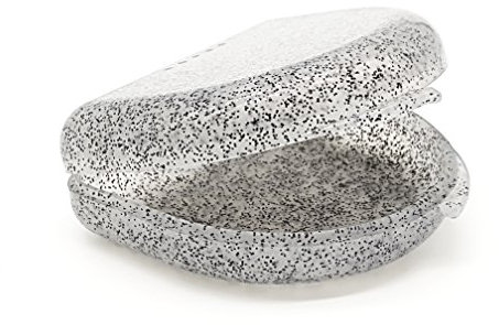 LINIRO Prothesendose, Glitzergrau, Kunststoff, Manuell, Dose
