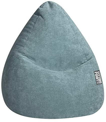 SITTING POINT only by MAGMA Sitzsack ALFA Velours Petrol XXL ca. 300L