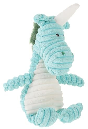 POPETPOP Quietschendes Hundespielzeug Aus Plüsch Im Einhorn-Design Mit Kau Und Soundeffekten Für Kleine Hunde Und Katzen