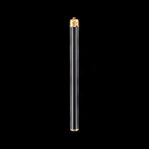 10x Glasstab für Luster Lüster Kronleuchter Ersatzteil in vielen Größen Glas klar Kirstallstab Glas 10 Stück Leuchten Lampen (120mm)