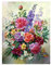 MWOOT DIY 5D Diamant Malerei Kit,Full Diamond Pasted Painting Stickerei Malerei Kreuz Stich Diamond Bilder für Home Wanddekoration und Geschenk (30x40CM)-Blumenstrauß