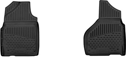 Element Gummimatten für Dodge Ram 1500/2500/3500 2012-2018 Quad-cab, shwarz, ajustement mesuré au Laser personnalisé