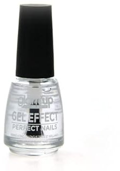 Glam’Up Paris - Vernis à Ongles XL Pro - Vernis Professionnel Haut de Gamme - Séchage Rapide - Longue Tenue - Pinceau Ultra Large - 18 ml - Gel Effet - N° 400 - Transparent