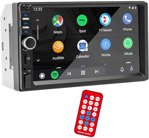 Autoradio Carplay Android Auto 12V Bluetooth vivavoce 1 DIN Autoradio USB e lettore MP3 per auto Radio FM IOS e telefono Android Mirror link lettore