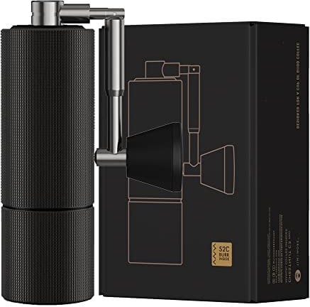 TIMEMORE Chestnut C3 PRO Kaffeemühle Manuelle mit präziser Mahlgradeinstellung, Edelstahl und kegelförmigem Mahlwerk, klappbarem Griff Bohnenbehälter 25g Kaffeemühle Hand-Schwarz