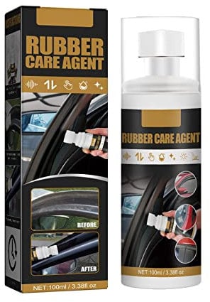 iSpchen Gummipflege Auto Dichtung Tragbare Gummi Pflegemittel Reifenglanz Silikonspray Gummi Pflege Reifen glanz Reparaturmittel Reifenglanzspray Reifenpflege Politur Auto Innenraumpflege Reiniger