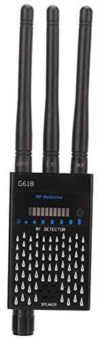 Versteckter Kamera-Detektor 1MHz-8000MHz Wanzen-Funksignal-Scanner 10-stufige LED-Anzeige GPS-Ortungsfinder Privater Schutz für Hotelzimmer Badezimmer Konferenzraum Auto