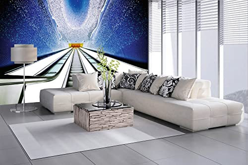 Vlies Fototapete U-BAHN IN NEAPEL 375 x 250 cm (inkl. Kleister) - Vlies Tapete, Wandtapete, Wandbilder - Tapete für Wohnzimmer Schlafzimmer, Büro, Küche - Montagefertig