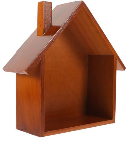 Cabilock Schwebendes Regal Aus Holz Für Wanddekoration Kleine Regale Für Schlafzimmer Badezimmerregal Als Aufbewahrung Und Dekorationselement