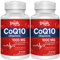 CoQ10 mit L-Glutathion 1000mg Kapseln (2 Packung)- 100% fermentiertes Coenzym Q10, Coenzym Q10 Hochdosiert, Sojafrei, Glutenfrei, Nicht-GMO, Vegan