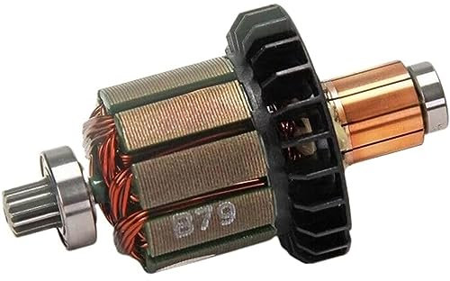 BBTISG Ankerbürstenhalter Kompatibel mit Makita Armature für DDF482 DHP482 DHP482RAE DHP482Z DDF482RME DHP482RME Armatur Anker Rotor Motor Armature